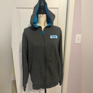 Disney Angry Donald Duck Zip Up Hoodie Adult Size Medium